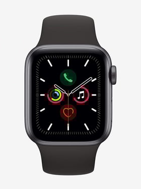Apple Watch Series 5 (GPS, 40mm) Space Grey Aluminum Case with Black Sport Band
