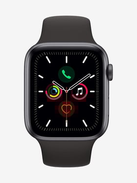 Apple Watch Series 5 (GPS + Cellular, 44mm) Space Grey Aluminum Case with Black Sport Band