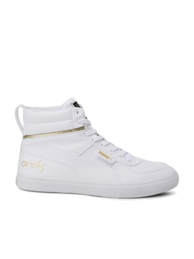 Puma One8 Mid White Ankle High Sneakers 