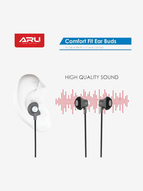 Buy ARU AEP-65 Wired Earphones with Mic 