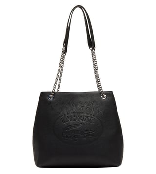 Buy Lacoste Black Detachable Strap Bucket Bag for Women Online @ Tata CLiQ  Luxury