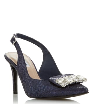 Buy Dune London Navy Reptile Dutchess Di Stiletto Courts Pumps for Women  Online @ Tata CLiQ Luxury