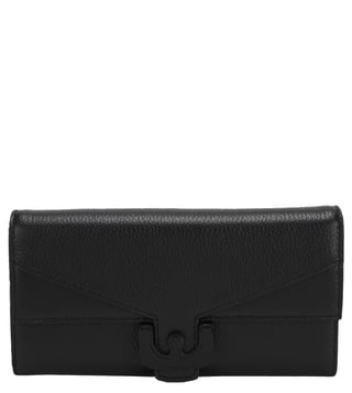 Buy Coccinelle Noir Ambrine Graphic Medium Tri Fold Wallet for