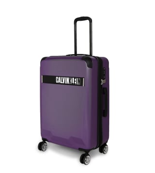 calvin klein purple suitcase