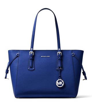 Voyager large leather online tote