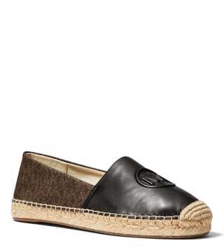 Buy MICHAEL Michael Kors Black & Brown Dylyn Logo Espadrilles for Women  Online @ Tata CLiQ Luxury