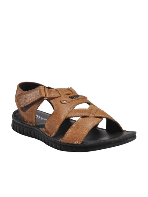 Buy Franco Leone Men Red Leather Sandals - Sandals for Men 137139 | Myntra