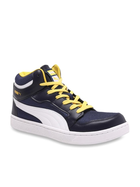 Buy Puma Unisex-Adult Serve Pro Lite Mid White-High Risk Red-Team Gold  Sneaker - 3 UK (38209502) at Amazon.in