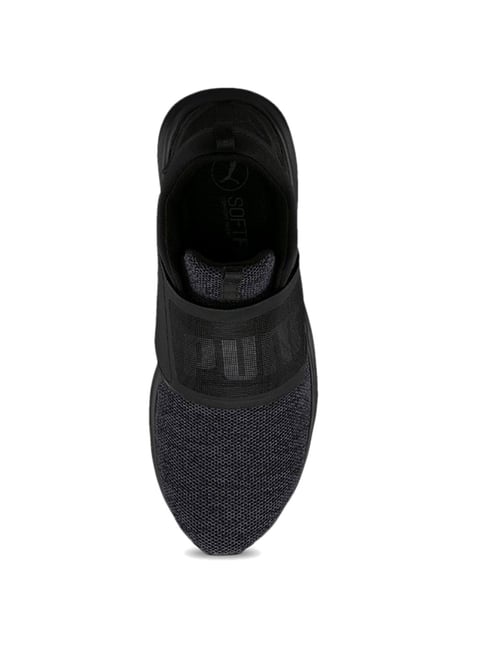 Black Enzo Strap Knit Puma Men's Enzo Strap Knit Black Asphalt