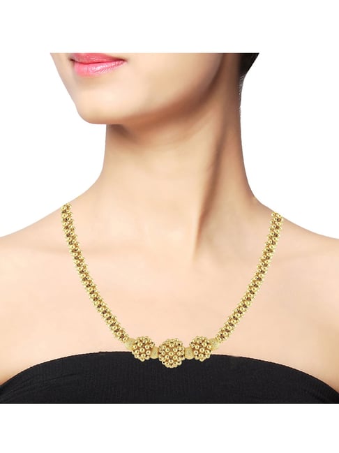 Buy Malabar Gold Diamonds 22k Gold Necklace Online At Best Price