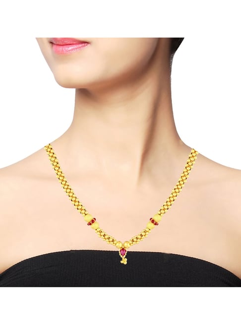 Buy Malabar Gold and Diamonds 22k Gold Necklace Online At Best