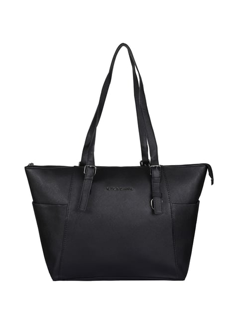 Giordano Value Line Black Solid Medium Tote Handbag-picture-11