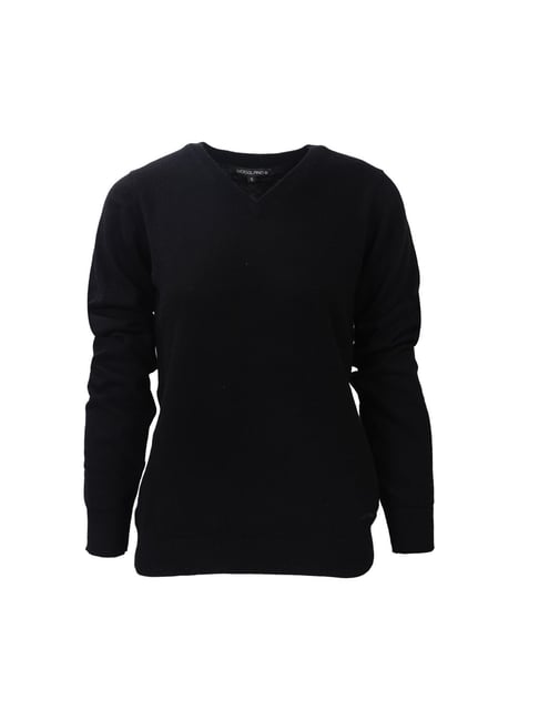 Plain black pullover online sweater