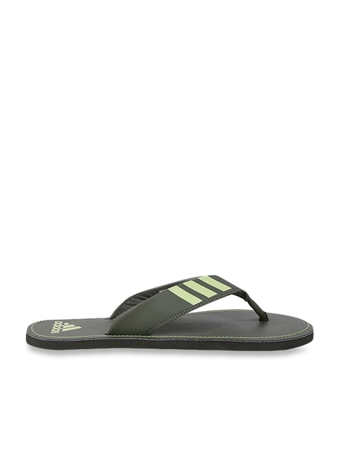Adidas Coset II Olive Flip Flops from 
