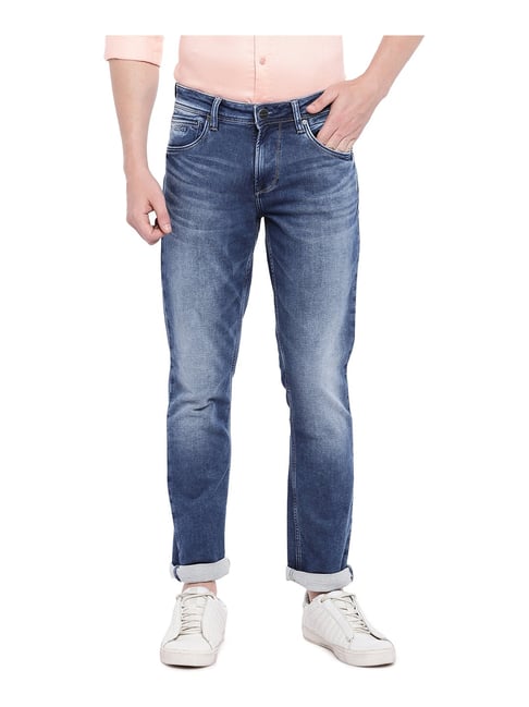 Buy Easies By Killer Blue Slim Fit Lightly Washed Jeans for Men's