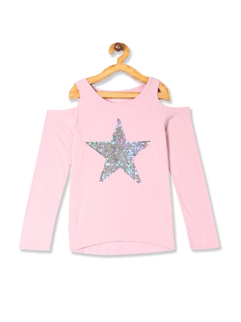 The Childrens Place The Children's Place Kids Pink Embellished Top