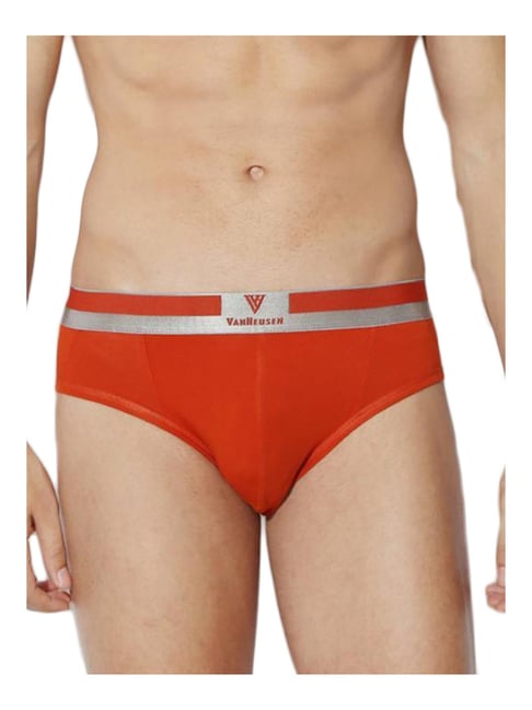 Van Heusen Red Cotton Briefs-picture-19