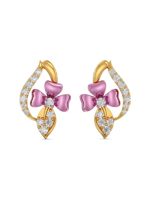 Buy quality 22 carat gold ladies earrings RH-LE705 in Ahmedabad