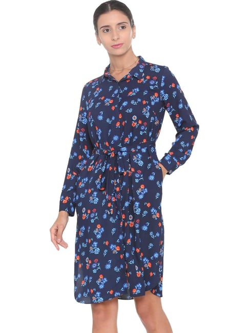 Solly by Allen Solly Blue Printed Tunic