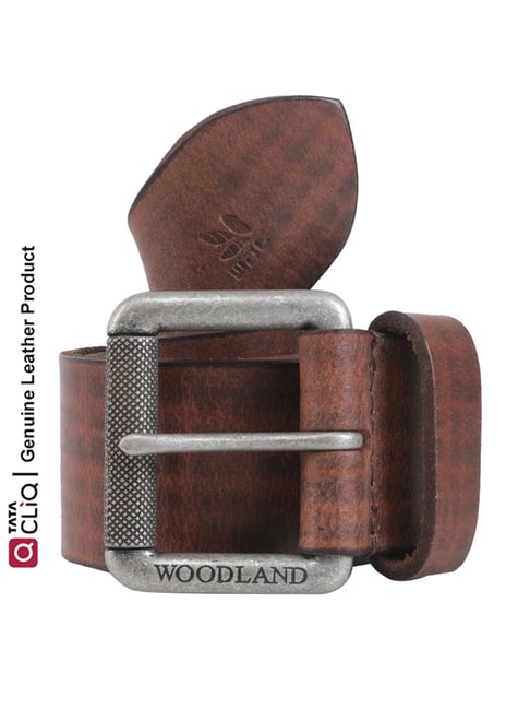 woodland leather belt price