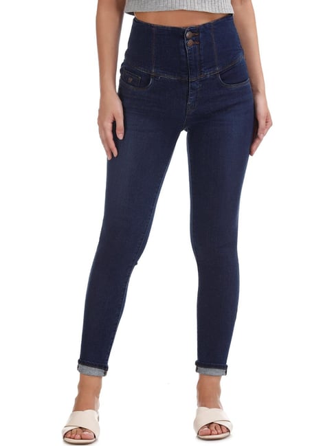 flying machine high rise jeans