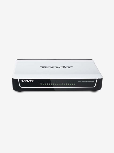 Tenda S16 16 Port Desktop Switch 10/100Mbps White Tenda Electronics TATA CLIQ