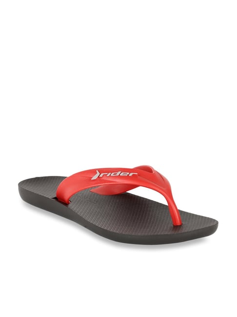 Rider Red & Black Flip Flops