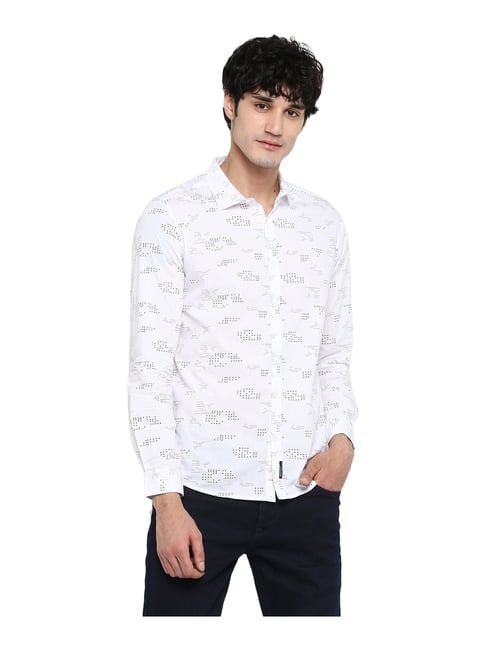 spykar printed shirts