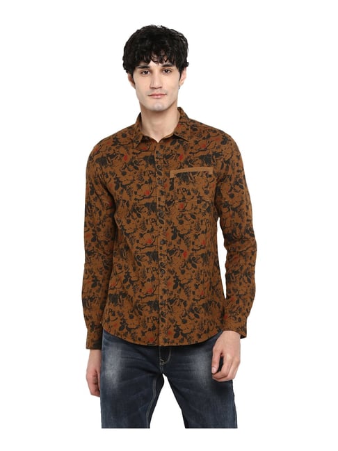 spykar printed shirts