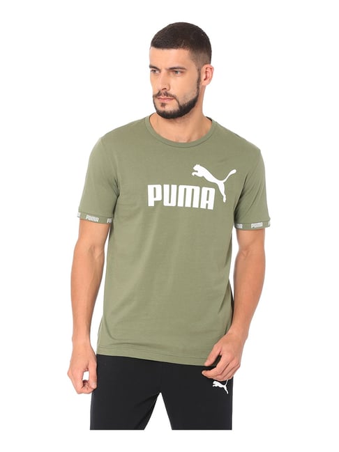 puma green t shirt