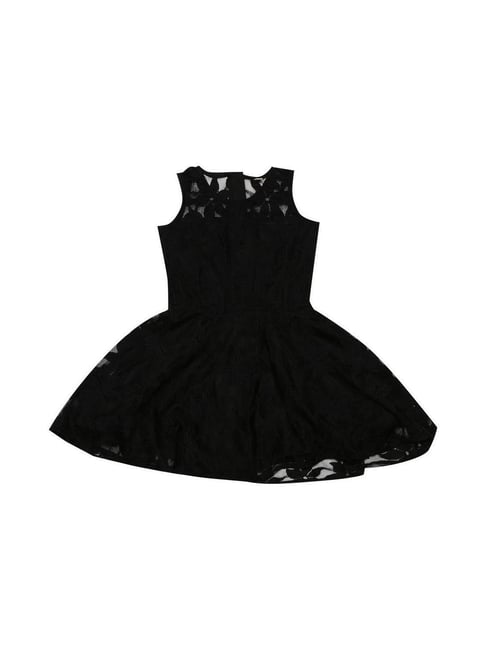 Buy Allen Solly Junior Black Lace Dress for Girls Clothing Online