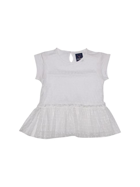 Allen Solly Junior White Textured Top