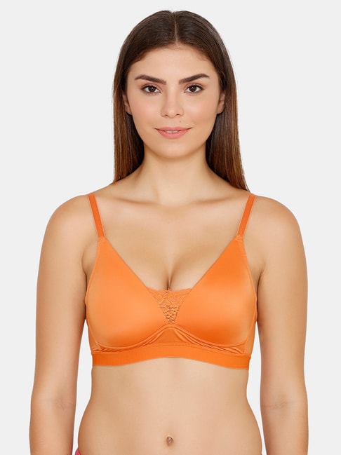 Buy Zivame Orange Non-Padded Full Coverage Bra for Women's Online @ Tata  CLiQ