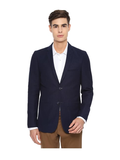 Buy Louis Philippe Sport Blue Super Slim Fit Blazer for Men Online @ Tata  CLiQ