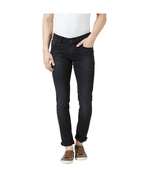 spykar black jeans online