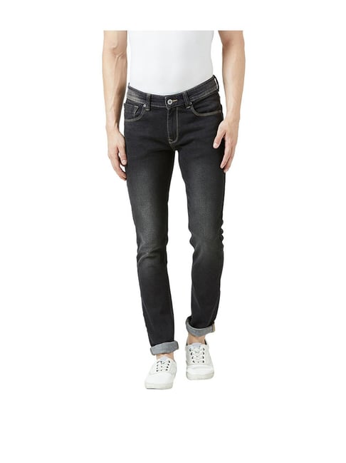 Buy Spykar Black Skinny Fit Jeans for Men Online Tata CLiQ