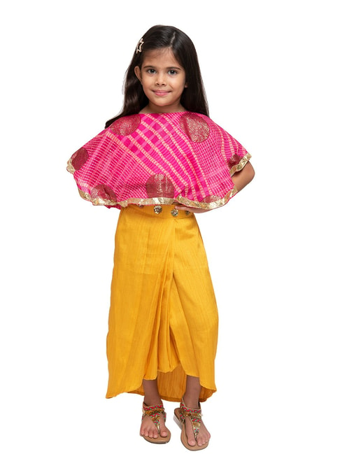 Dhoti skirt and crop-top – Dhaani (Soul Textures)