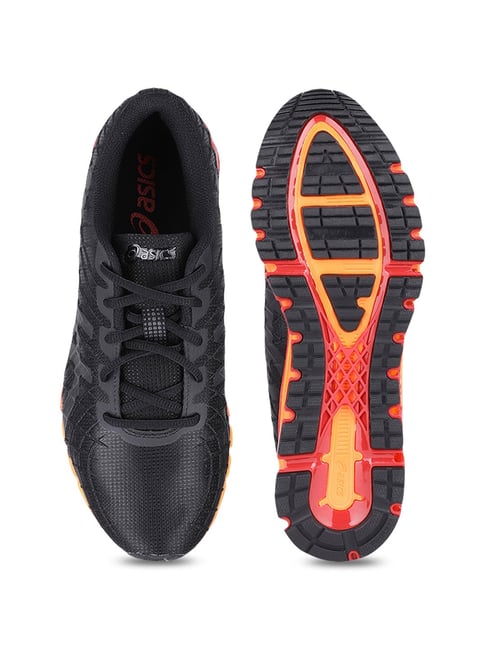 Buy Asics Gel Quantum 180 4 Black Running Shoes for Men at Best