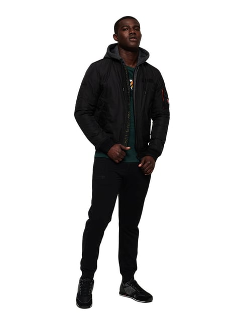 patch rookie flight bomber jacket