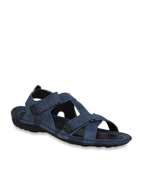 Buy WOODLAND Mens Suede Velcro Closure Sandals | Shoppers Stop