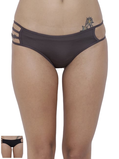 BASIICS by La Intimo Multicolor Bikini Panty( Pack Of 2 )-picture-34