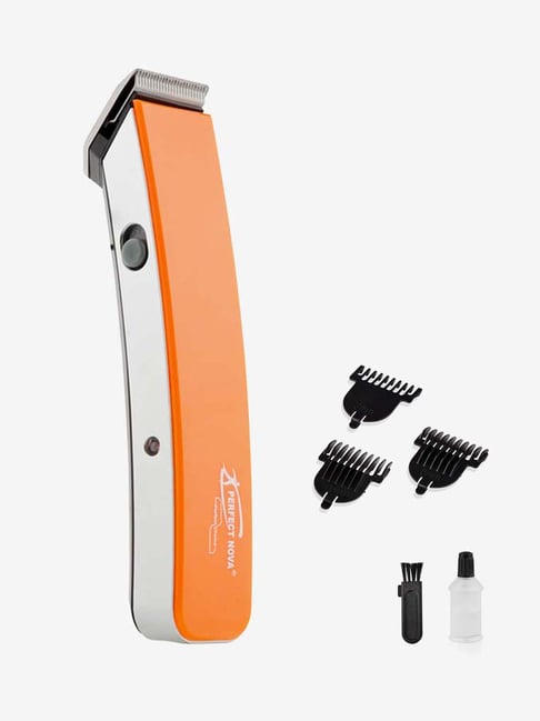 Perfect Nova NS-216 Rechargeable Cordless Trimmer for Men (Orange)