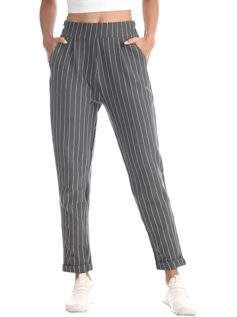 Unlimited Charcoal Striped Pants 