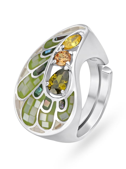 silver rings tanishq