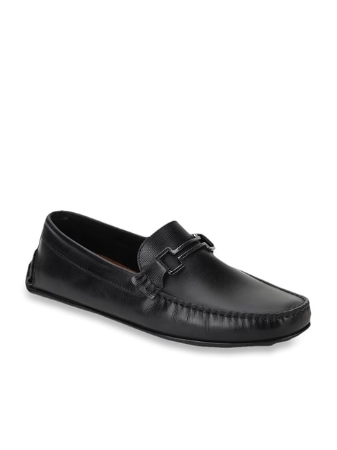 Louis philippe sale black loafers