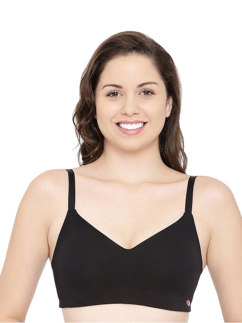 Enamor girlies non padded and non wired bra online--Black