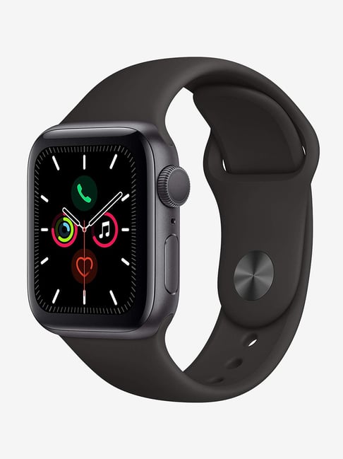 Apple Watch Series 5 MWV82HN A GPS 40mm Space Grey Aluminum Case with Black Sport Band