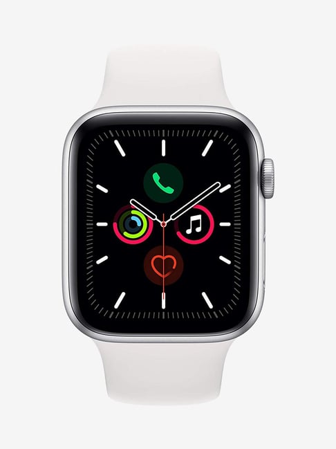 Buy Apple Watch Series 5 GPS 44mm White Sport Band Online At