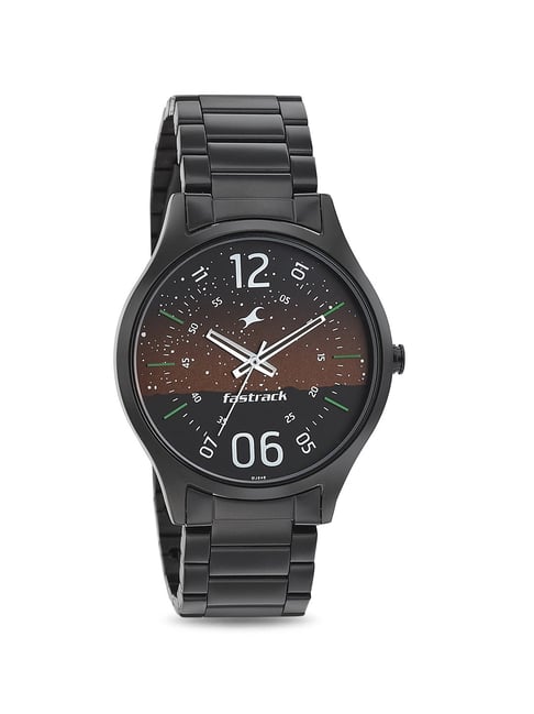 fastrack dual time analog watch