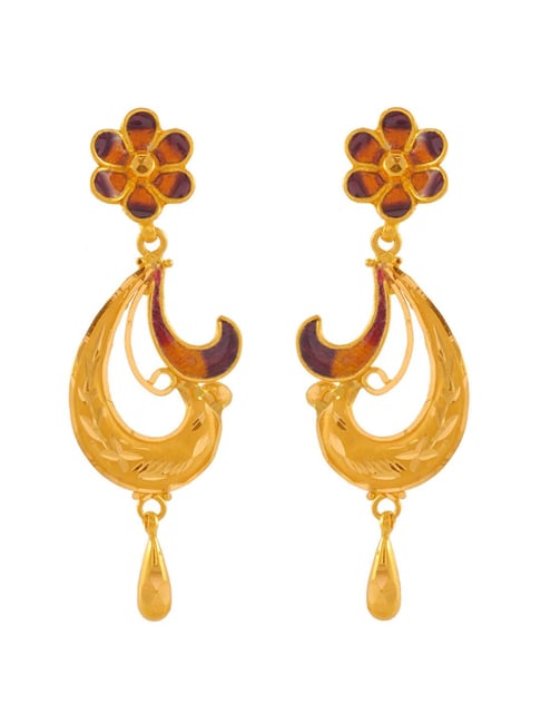 P.C. Chandra Jewellers 22 kt Gold Earrings-picture-41